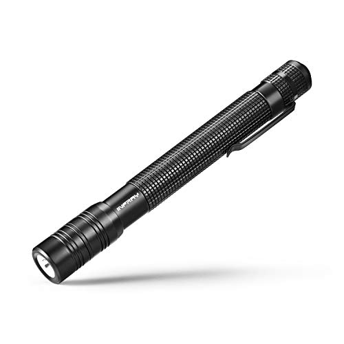 INFRAY LED Rechargeable Pen Flashlight,Pocket-Sized Pen Light with Super Bright CREE LED, Adjustable Focus High Lumen Penlight,IP65 Water-Resistant, NiMH Battery Included