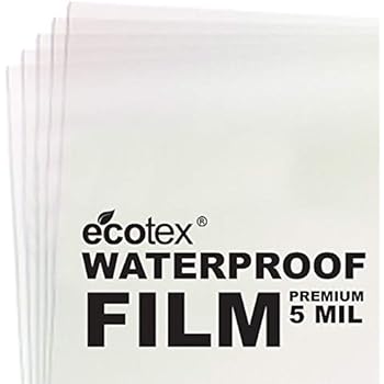 100 Sheets - 5 MIL Thick - Waterproof Screen Printing Inkjet Film Transparency - Cut Sheets (8.5