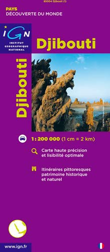 Djibouti Travel Map Ign 1 0k Pays Et Villes English And French Edition Institut Geographique National Amazon Com Books