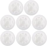 VILLCASE 8pcs Plastic Barrel Bung Cap Lid for 53 Gallon Drums Oil Water Storage view 2