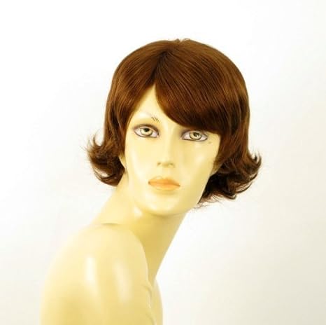 Perruque Femme 100 Cheveux Naturel Chatain Clair Cuivre Ref Emilie 30 Amazon Fr Hygiasne Et Soins Du Corps