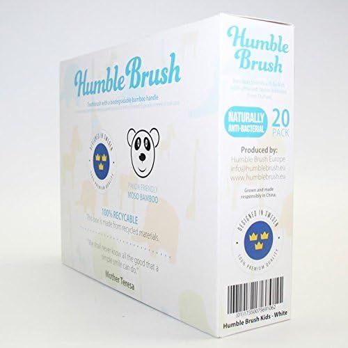 Humble Brush | Toothbrush - Kids Soft White | 19 x 1