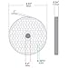 TSM #22 Carbon Steel Meat Grinder Plate (3/16