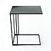 C-Hopetree Small Side Coffee End Table for Sofa - Black Metal