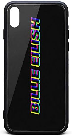 Fashion Phone case for iPhone x/xs/xs max Billie-Eilish-Music Unique Shock Absorption TPC Tempered Glass 80s Cute Cover Case