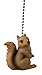 Clementine Designs Squirrel Ceiling Fan Pull Chain Extender, Brown, 2 x 1.75 x 1 Inches