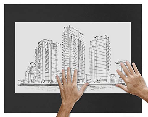Nielsen Bainbridge BVSB100C3E Super Black 100, 10 Count Value Pack Mounting Board, Piece