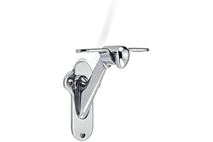 Khtumeware 3 Inch Handrail Stair Brackets, 6 Pack Heavy Duty Hand Rail Bracket for Stairways Handrail, Staircase Bracket, Pol