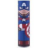 Captain America Marvel Avengers MimoPowerTube2 2600mAh USB Power Bank by Mimoco – Universal Charger for smartphones (iPhone/Android), watches, Bluetooth speakers, headphones, e-readers, 5V devices
