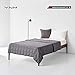 YnM Exclusive Weighted Blanket, Smallest Compartments with Glass Beads, Bed Blanket for One Person of 40lbs, Ideal for Twin Bed (36x48 Inches, 5 Pounds, Dark Grey)