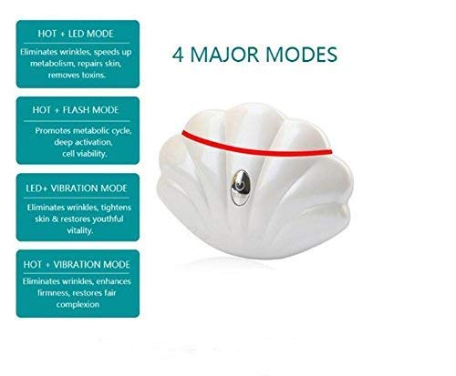 CHUHUAYUAN Microcurent Face Lift Face Firming Tool Anti Wrinkle Face Neck Skin Tightening LED Heated Vibration Face Massage (USB Rechargeable)