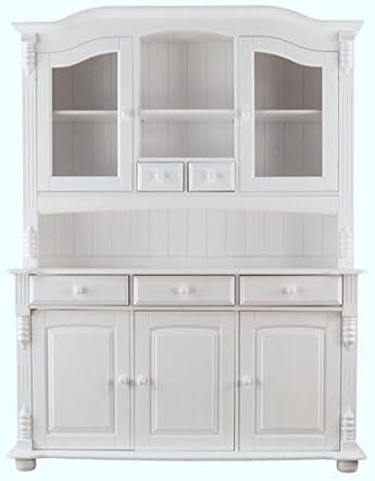 Empinio24 Buffet Vitrine Baltic 104 104 2 Kiefer Massiv Weiss Amazon De Kuche Haushalt