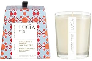 Lucia - Votive Candle de Soja (20 hrs)-Damask Rose & Cypress