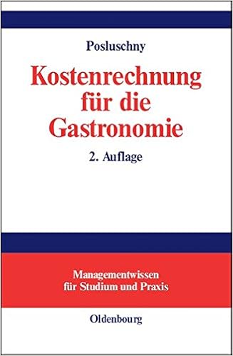 Kostenrechnung Fur Die Gastronomie Mit Fallstudie Aus Der