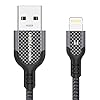 UNBREAKcable Câble Lightning pour iPhone – [Certifié MFi] Câble de Chargement, Câble en Nylon Plus Tendre 2.4A, Chargeur…