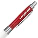 uni Alpha-Gel Shaker Mechanical Pencil with Slightly Firm Grip 0.5mm, Chrome Red (M5618GG1PC.15)
