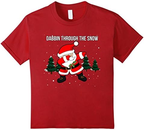 Dabbing Santa Tshirt Christmas Gift Shirt