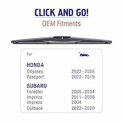WOWIPER 16"(16-B) Silicone Rear Wiper Blade