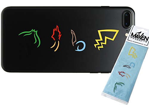 Pokemon Inspired Minimalist Car Decal Pikachu Bulbasaur Import It All