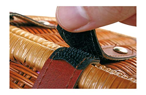 small foot Picknickkorb Romantik aus beflochtenem Holz, Inklusive Geschirr-Set, ab 3 Jahren, Art.-Nr. 5300 – Bild 7