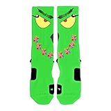 HoopSwagg Grinch Custom Nike Elite Socks