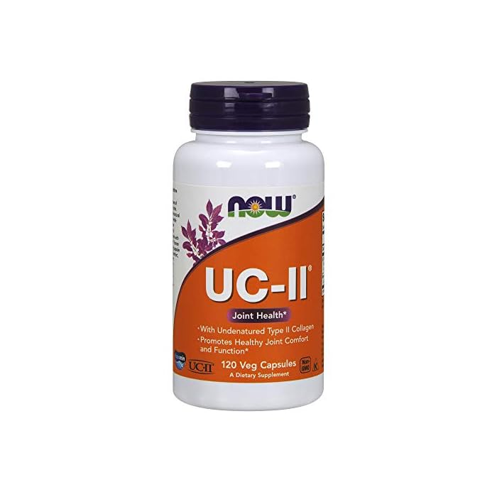 NOW Supplements, UC-II Type II Collagen with Undenatured Type II Collagen, 120 Veg Capsules