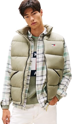 Herren TJM Vail Puffer Vest Dm0Dm22069 Weste, Green (Utility Sage), XL