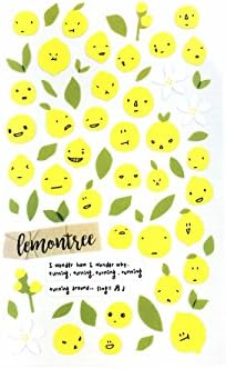 Pipsticks Lemonhead Sticker Sheets - Great Stickers for Planners, Calendars, Scrapbooks, Crafts, Diaries &amp; School Projects