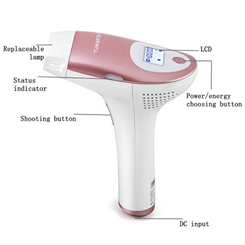 MONESAO IPL Hair Removal System - Painless Permanent IPL Hair Removal Device - With 5 Levels for Different Skin - 400000 Flashes (TUMAKOU-T2 IPL Hair Removal System) - Thumbnail 2