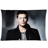 supernatural Dean Winchester Custom Pillowcase Pillow Sham Queen Size Pillow Cushion Case Cover Two Sides Printed 20x26 Inches