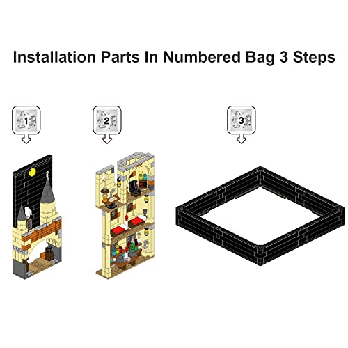 ENJBRICK Harry Castle Potter Toy Building with Lego Idea