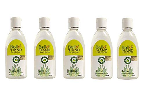 Bello Hand Sanitizer 100ml Herbal-Pack of 5