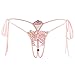SS Queen Women Sexy Lace Tie Side Thongs Panties Crotchless Adjustable G-string Underwear (set2)