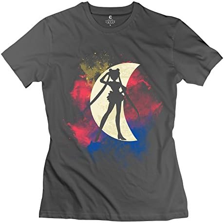 RenHe Women's Sailor Space Slim Fit T-shirts Size L DeepHeather