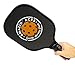 Amazin' Aces Classic Graphite Pickleball Paddle Set of 2 with 4 Official Balls - Lightweight Black Paddles Featuring Soft Nonslip Comfort Grip & Protective Portable Bag