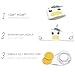 Kids Headphones Children Girls Boys Teens Volume Limiting Foldable and Durable Headphone Headband for School, Home and Travel (White)