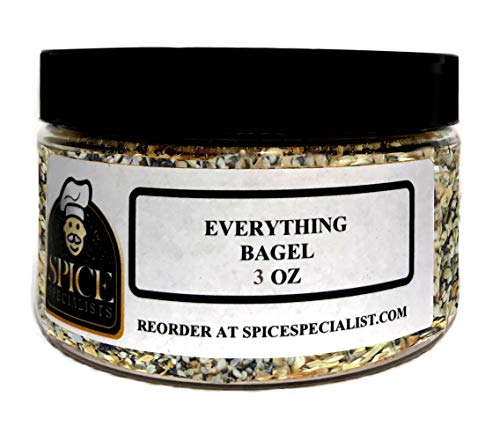 Everything Bagel Seasoning - Spice Specialist 4oz. Jar (Holds 3oz.) - Kosher