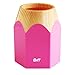 Bao Core BXT Fashionable Adorable Creative Cartoon Pencil Stub Shape Waterproof Pen Pencil Holder Box Cup Pink
