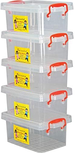 clear plastic storage tubs