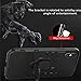 BestAlice for Xiaomi Redmi Note 6 Pro Case/Redmi Note 6 Case, Hybrid Heavy Duty Protection Shockproof Defender Kickstand Armor Case Cover Tempered Glass Screen Protector，Red