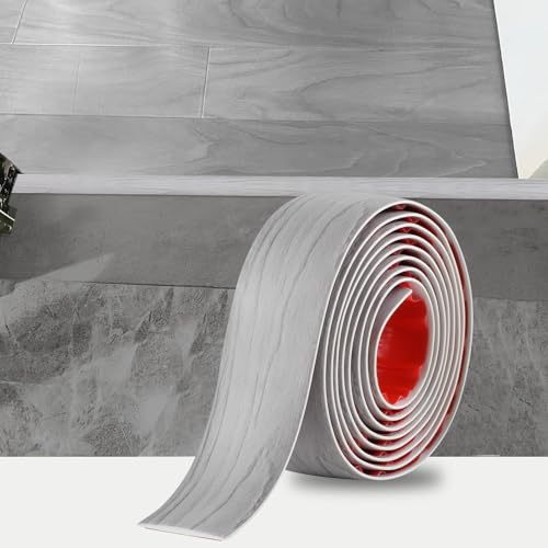 20M Flacher Bodenübergangsleiste Selbstklebender Übergangprofil Türschwellen-Übergangsvinyl Laminat-Bodenbelagsleisten Bodentrennstreifen Fußböden Abd