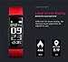 Fitness Tracker,Teetox 0.96Inch OLED Heart Rate Monitor Smart Wristband Swimming Activity Tracker Smart Bracelet with Step Tracker/Calorie Counter/Sleep Monitor for iPhone iOS and Android Phone,Black