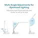 Etekcity LED Desk Lamp Eye-caring Table Lamps, Dimmable Office Lamp with USB Charging Port, Touch Control, 4 Lighting Modes with 5 Brightness Levels, 11W