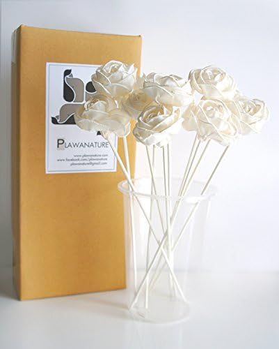 10 True Love Curl Sola Flower Diffuser for Home Fragrance Aroma Oil by Plawanature.