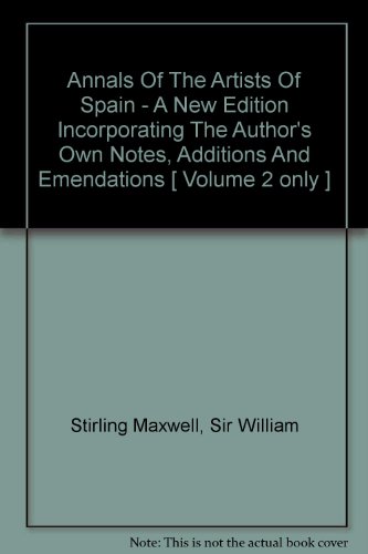 Annals of the artists of Spain