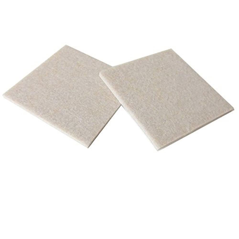 Merriway BH03949 (10 Pcs) Self Adhesive Heavy Duty 4 mm (5/32 Inch) Thick Felt Pad 100 x 75 mm (4 x 3 Inch) - Pack 10 Pieces