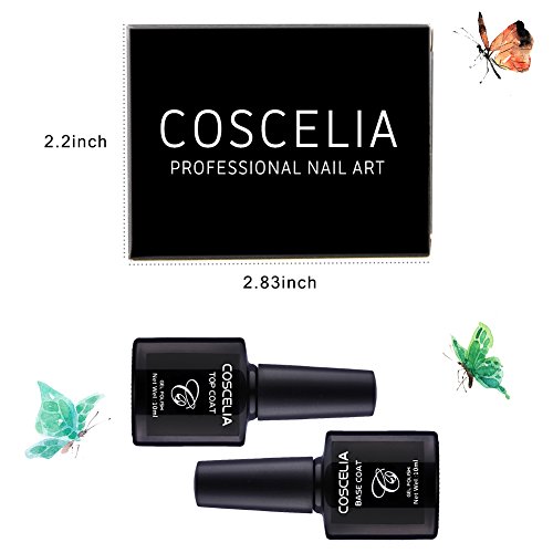 Coscelia 6 Colors Gel Nail Polish Starter Kit 36W LED Nail Dryer lamp Base Top Coat Manicure Tools Nail Art Design - Thumbnail 5