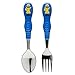 Zak Designs Pokemon Easy Grip Flatware Fork And Spoon Utensil Set – Perfect for Toddler Hands With Fun Characters, Contoured Handles And Textured Grips, Pokemon