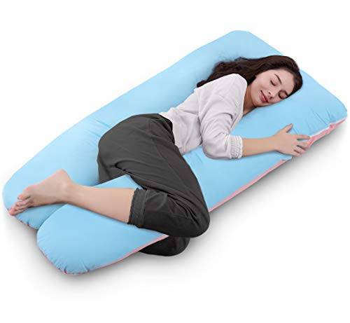 Queen Rose 55 Inch Pregnancy Body Pillow For Back Pain Contour U