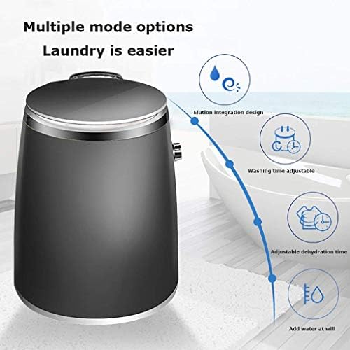 宅送 ポータブル半自動洗濯機ポータブルコンパクト 洗濯機ミニ 小型洗濯機と一緒に家に寮のアパートのためにタイマーコントロールとドライ脱水 ブラック Zxvbyuff おもちゃ ドラッグストア B081xsnqcp 洗濯機 乾燥機